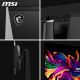 MSI Монітор MSI 26.5" MAG 271QP-QD-X24 2xHDMI, DP, Audio, OLED, 2560x1440, 240Hz, 0.03ms, DCI-P3 99%, AdaptiveSync, HAS, HDR400 (9S6-3CD89T-025)