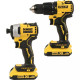 DeWALT DeWalt set of two brushless cordless tools 18V XR drill-screwdriver DCD709 impact screwdriver DCF80 battery 2x2A·h ZP and case 5.9kg (DCK2062D2T)
