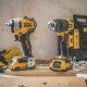 DeWALT DeWalt set of two brushless cordless tools 18V XR drill-screwdriver DCD709 impact screwdriver DCF80 battery 2x2A·h ZP and case 5.9kg (DCK2062D2T)