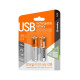 Аккумулятор ColorWay AAA USB-micro 400 mAh * 2 (CW-UBAAA-01)
