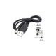 Кабель питания USB to DC 5.5x2.1mm 5V 1.0m Dynamode (DM-USB-DC-5.5x2.1mm)