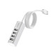 Концентратор HOCO USB 2.0 to 4xUSB Line machine HB1 Silver (6957531038146)