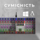 Клавиатура GamePro MK145R Red Swich Low Profile USB Dark Gray (MK145R)