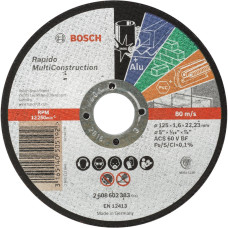Bosch Bosch Cutting disc Multi Construction straight 125x1.6mm (2.608.602.383)