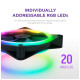 Кулер для корпуса NZXT F140RGB Duo (RF-D14SF-B1)