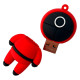 USB флеш накопитель Wibrand 16GB Squid Game Red USB 2.0 (WI2.0/SG16R)