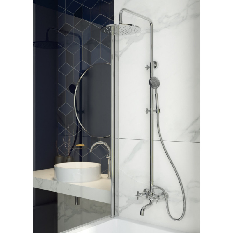 Deante TEMISTO Shower column, with bathtub mixer (NAC_01QT)