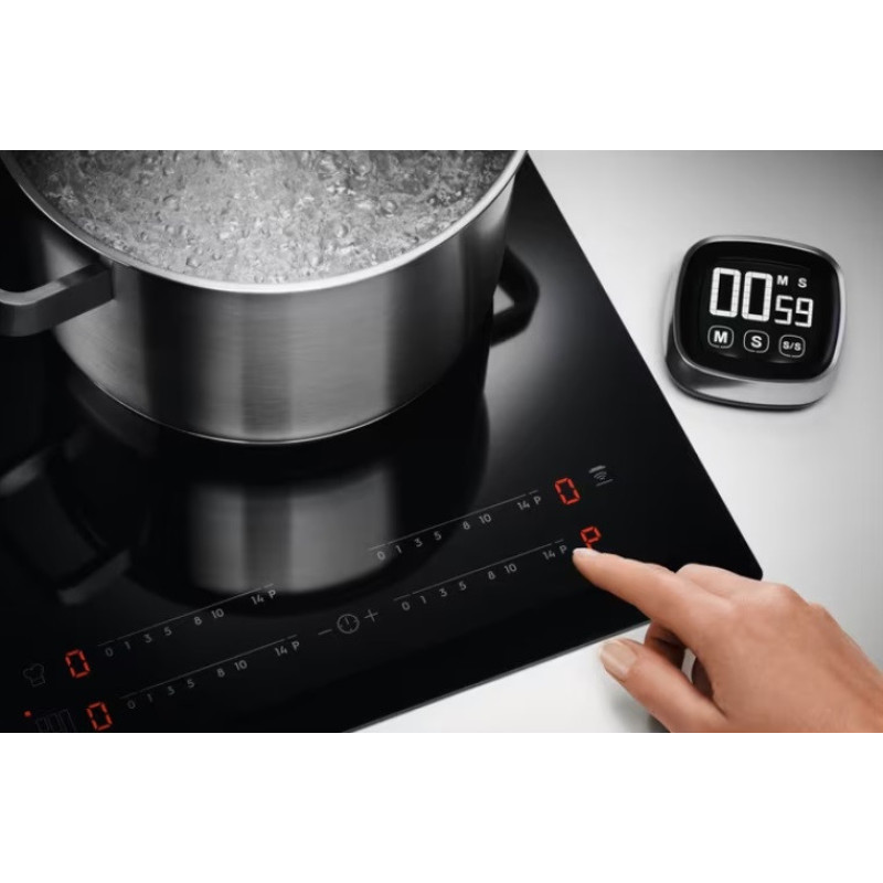 Electrolux Варочная поверхность индукционная, 60см, Hob2Hood, черный (EIT60443X)