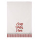 ARDESTO Kitchen towel Happy Holidays 45х65cm, 90% polyester, 10% cotton, white (ART4565HW)