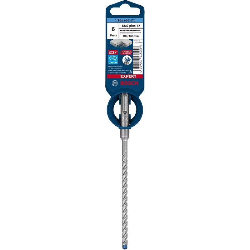 Bosch SDS-7X concrete drill for reinforced concrete 6x100x165 (2.608.900.072)