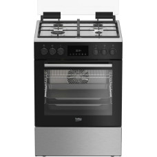 Beko Cooker combined, 72L, 60x60cm, display, convection, cast-iron, black (FBSM62530DXMS)