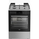 Beko Cooker combined, 72L, 60x60cm, display, convection, cast-iron, black (FBSM62530DXMS)