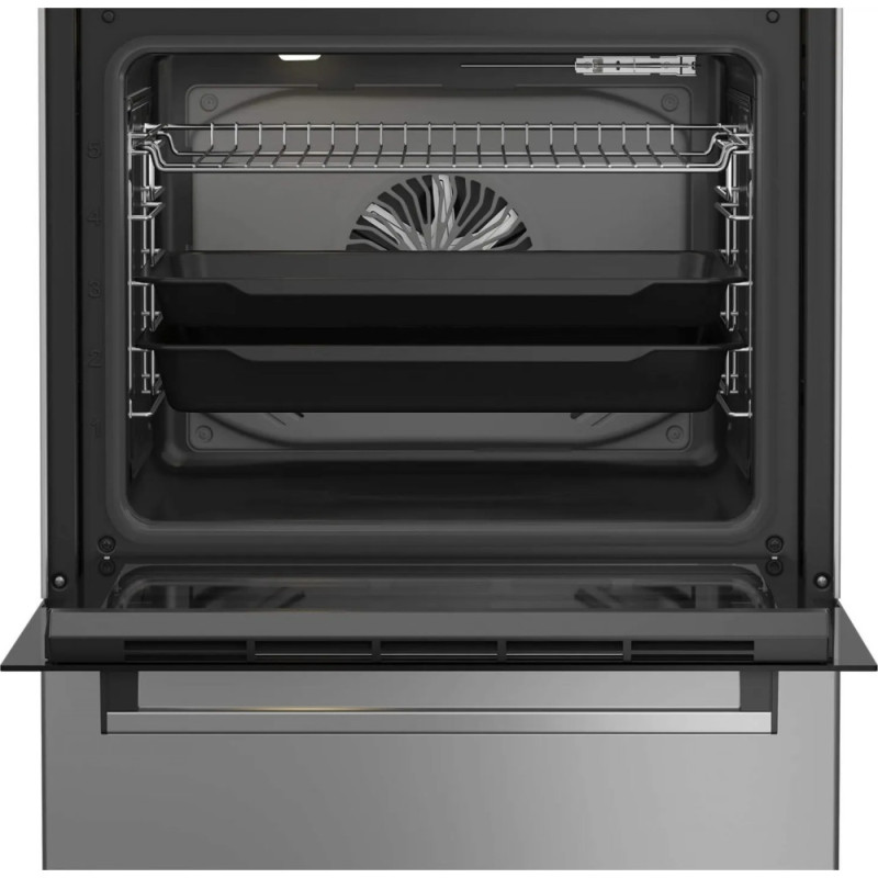 Beko Cooker combined, 72L, 60x60cm, display, convection, cast-iron, black (FBSM62530DXMS)