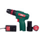 ZENIT Cordless screwdriver-drill ZUSA-12/15 DFR 12V 2x1.5A-h 18Nm 350-1350rpm 0.95 kg (853786)