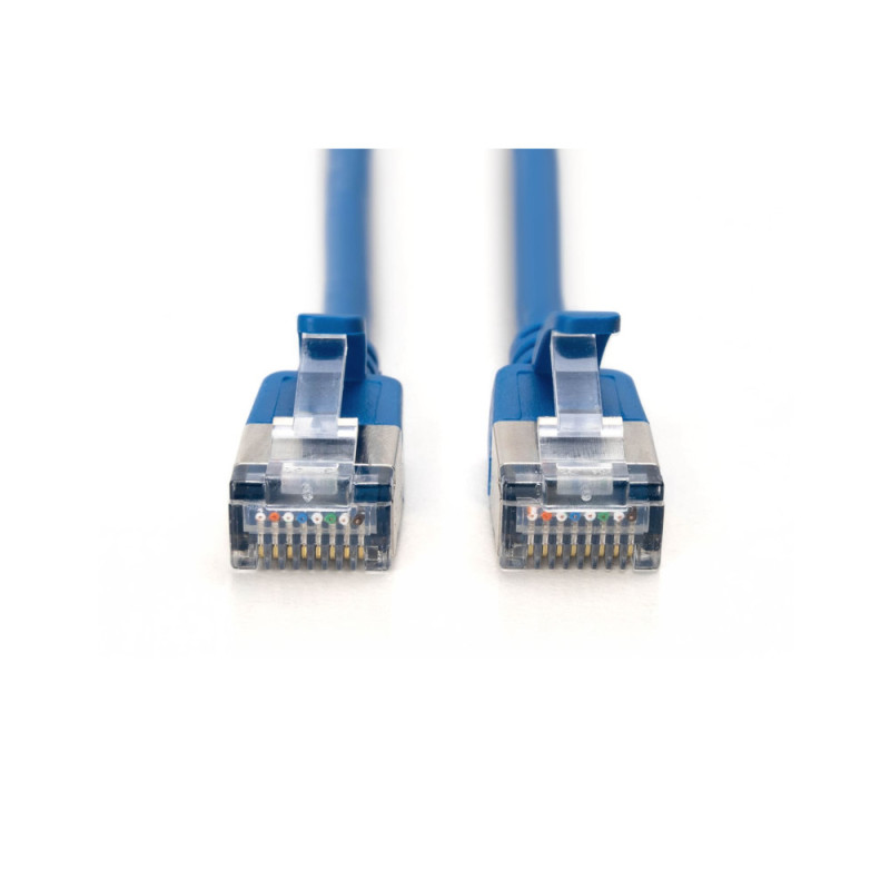Digitus Патч-корд DIGITUS CAT 6a F-FTP Sliim, 0,3 м, AWG 32/7, Cu, LSZH, синій (DK-1632-A-003S-B)