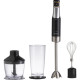Gorenje Gorenje submersible blender 1500W, 4in1, bowl-800ml, chopper, black (HBX1500VX)