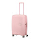 American Tourister Валіза American Tourister, Soundbox, поліпропілен, середня, 67см, 71.5/81л, TSA, 4 колеса, EXP, пастельно-рожевий (32G*60002)