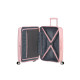 American Tourister Валіза American Tourister, Soundbox, поліпропілен, середня, 67см, 71.5/81л, TSA, 4 колеса, EXP, пастельно-рожевий (32G*60002)