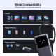 Концентратор Ugreen USB-C to HDMI + 2xUSB 3.2 + 2xUSB-C 3.2 + PD CM888 gray (35998)