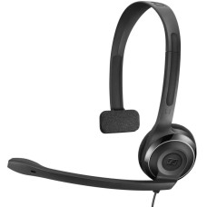 Epos mono On-Ear PC 7 Chat Headset, USB, unidirectional, 2m, Black (1000431)