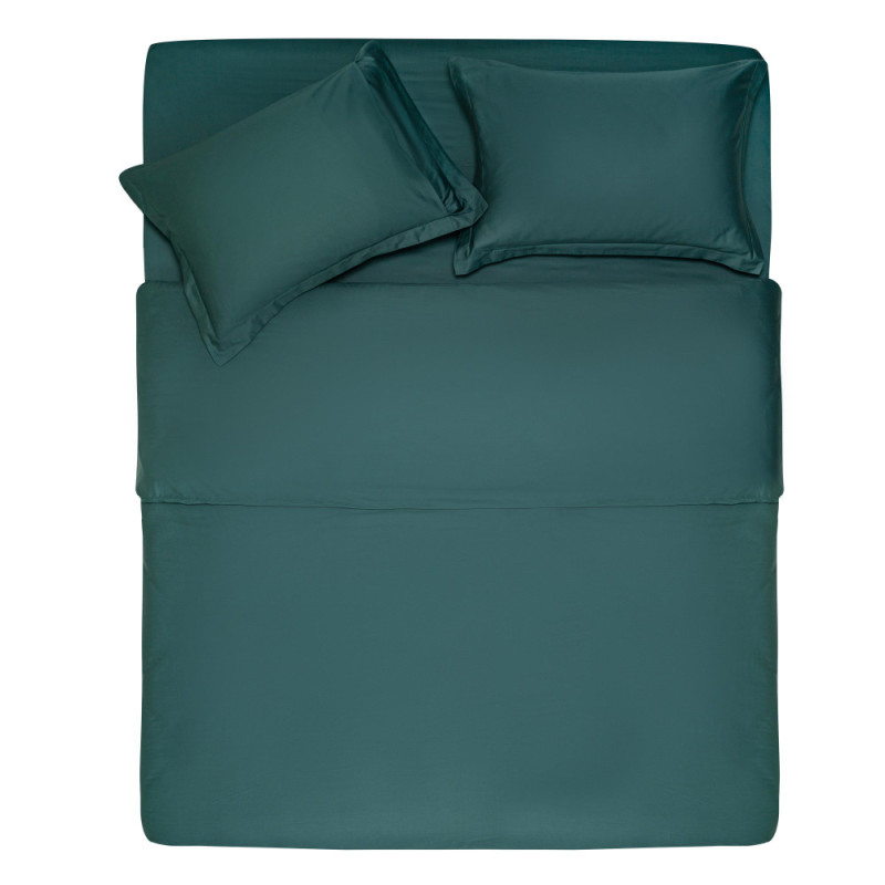 ARDESTO Duvet Cover Mix&Match Premium, sateen, green, 160x220cm, 100% cotton (ART1622DVE)