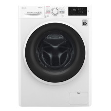 LG Прально-сушильна машина фронтальна, 7(4)кг, 1000, В, 45см, дисплей, пара, інвертор, білий (F2J6HG0W)