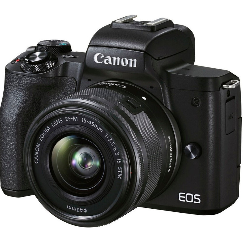 Canon EOS M50 Mk2 + 15-45 IS STM Lifestream Kit Black (4728C059)