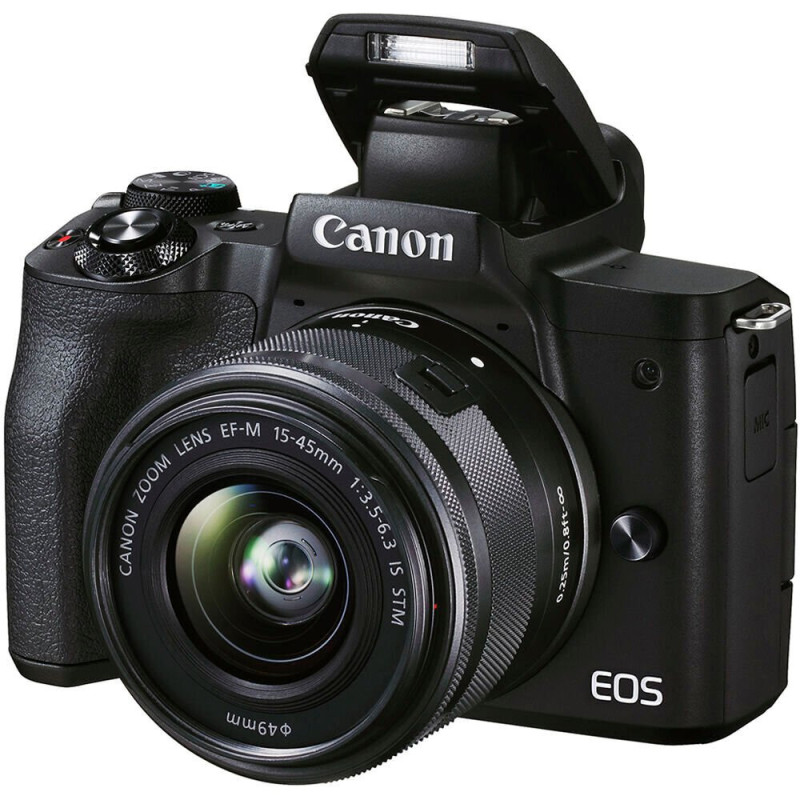 Canon EOS M50 Mk2 + 15-45 IS STM Lifestream Kit Black (4728C059)