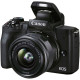 Canon EOS M50 Mk2 + 15-45 IS STM Lifestream Kit Black (4728C059)