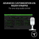 Razer gaming microphone Seiren V3 Mini, Omni, USB-A, 1.2m, white (RZ19-05050300-R3M1)