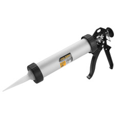 Tolsen Profi sealant gun, 375ml, aluminum body, working part 375mm, aluminum handle (43046)