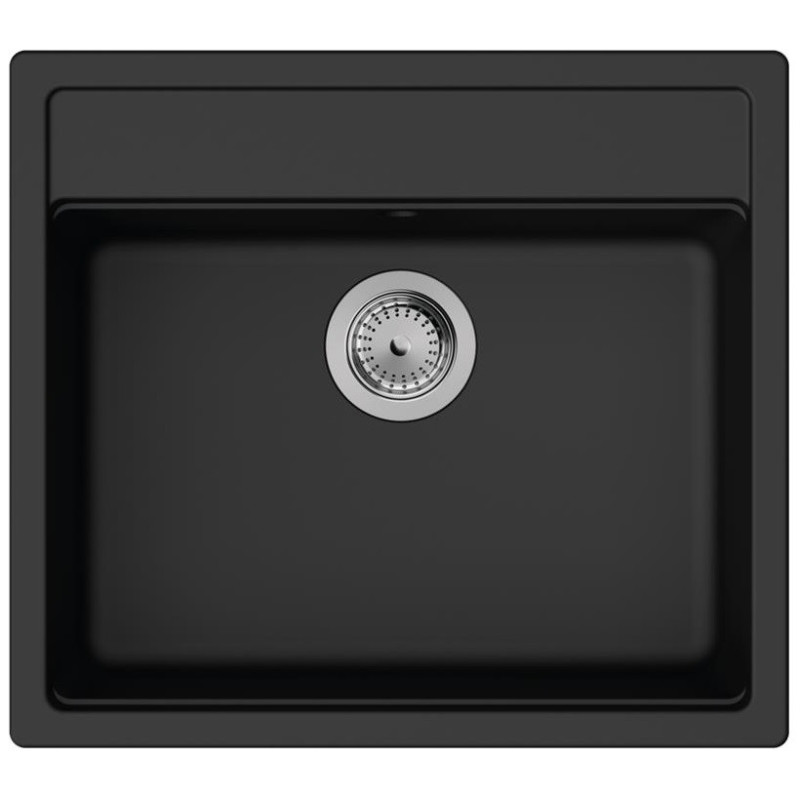Hansgrohe Kitchen set, granite sink S520-F510 + tap Talis M54, black graphite-black matt (43359670)
