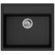 Hansgrohe Kitchen set, granite sink S520-F510 + tap Talis M54, black graphite-black matt (43359670)