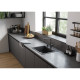 Hansgrohe Kitchen set, granite sink S520-F510 + tap Talis M54, black graphite-black matt (43359670)