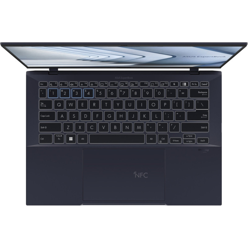 ASUS Notebook Expertbook B9 B9403CVAR-KM0693 14  WQXGA+ OLED, Intel Ultra 7 150U, 32GB, F1TB, UMA, NoOS, Black (90NX05W1-M00YN0)