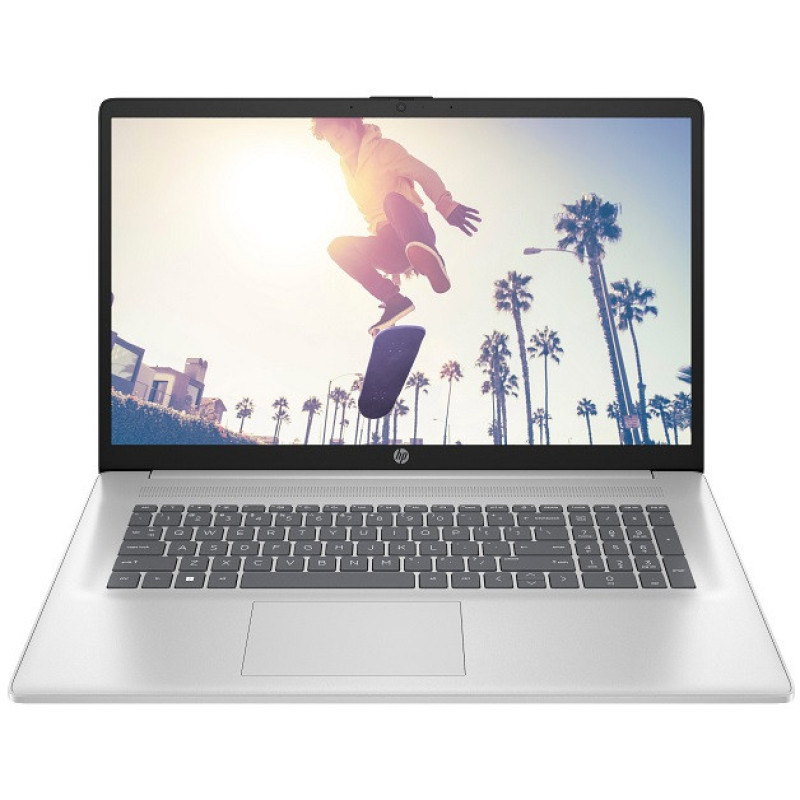 HP Ноутбук 17-cn4042ua 17.3" FHD IPS AG, Intel 5-120U, 16GB, F1024GB, UMA, DOS, сріблястий (CS8C1EA)