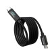 Дата кабель USB-C to USB-C 1.8m PD100W digital display silicone Choetech (XCC-1063)