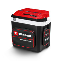Einhell Холодильник акумуляторний мобільний TE-COL 18/27 Li - Solo 18В/12В/220В з функцією нагріву -18°/+60° 27л 5.77кг без АКБ і ЗП (2048420)