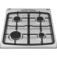 Hansa Плита газова, 50x60см, 67л, чавун, газ контр., нержавіюча сталь (FCGX52029H)