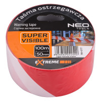 Neo Tools Стрічка попереджувальна Neo Tools, 100мх50мм, червоно-білий (56-077)