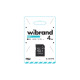 Карта памяти Wibrand 4GB microSD class 4 (WICDC4/4GB-A)