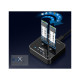Док-станция для накопителей Maiwo 2*SATA M.2 SSD Key B/B+M USB 3.1 Gen1 Type-C (K3016SG1)
