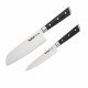 Tefal Knife set Ice Force, 2 pcs, stainless steel, plastic, black (K232S224)