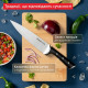 Tefal Knife set Ice Force, 2 pcs, stainless steel, plastic, black (K232S224)
