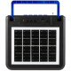 Акустическая система NEWVEW NV-9218 Solar Panel/BT/USB/TF/FM Blue (NWVW-NV-9218-BL)