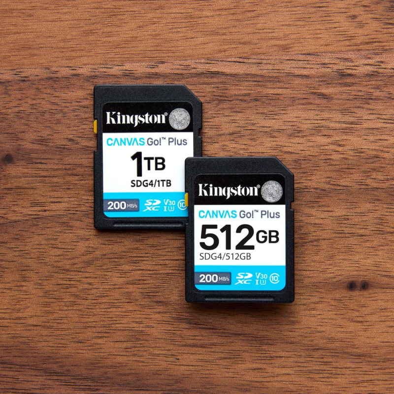Kingston Карта пам'яті Kingston SD 1TB C10 UHS-I U3 V30 R200/W160MB/s (SDG4/1TB) Kingston Карта пам'яті Kingston SD 1TB C10 UHS-I U3 V30 R200/W160MB/s (SDG4/1TB)
