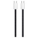 Дата кабель USB-C to USB-C 1.0m 60W 3.0А black ColorWay (CW-CBPDCC061-BK)