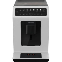 Krups coffee machine Evidence Eco-Design, 2.3L, auto capuchino maker, auto recipe-8, touch control, black-white (EA897A10)