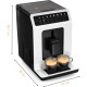 Krups coffee machine Evidence Eco-Design, 2.3L, auto capuchino maker, auto recipe-8, touch control, black-white (EA897A10)