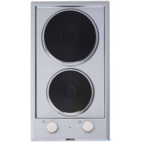 Beko Варильна поверхня електрична, 30см, Доміно, нерж (HDCE32200X)